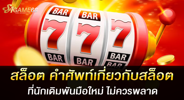 สล็อต คำศัพท์เกี่ยวกับสล็อตที่นักเดิมพันมือใหม่ ไม่ควรพลาด