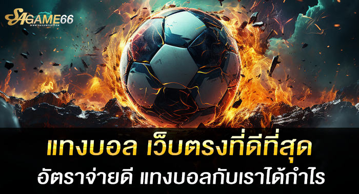 แทงบอล เว็บตรงที่ดีที่สุด อัตราจ่ายดี แทงบอลกับเราได้กำไร